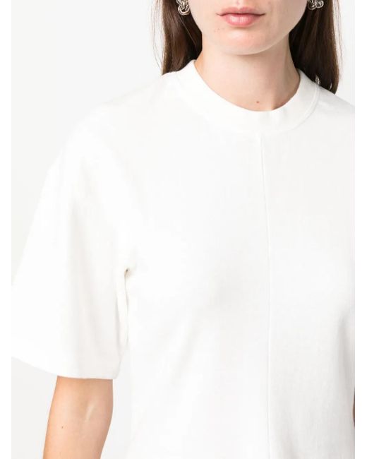 Proenza Schouler White Short-sleeve Waisted T-shirt