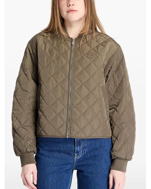 Calvin Klein Brown Quilted Jacket