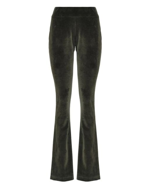 Lygia & Nanny Black Plush Evan Flared Trousers