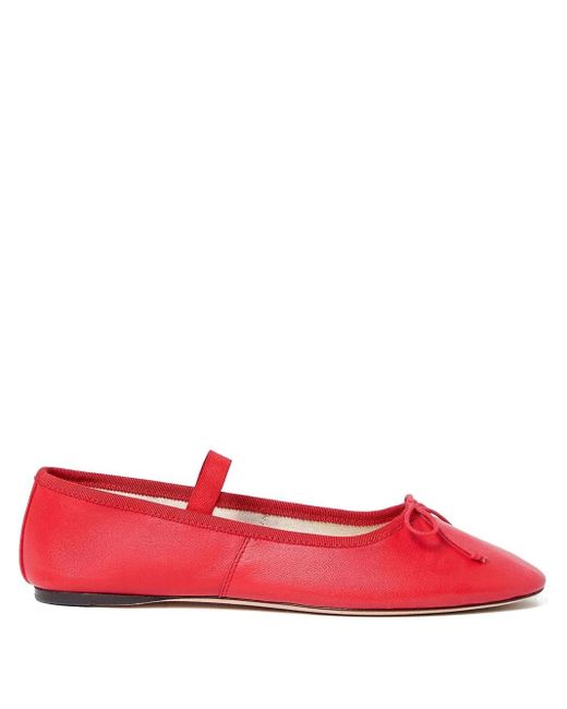 Loeffler Randall Red Leonie Ballet Flats