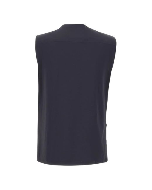 Rrd Blue Buttoned Vest