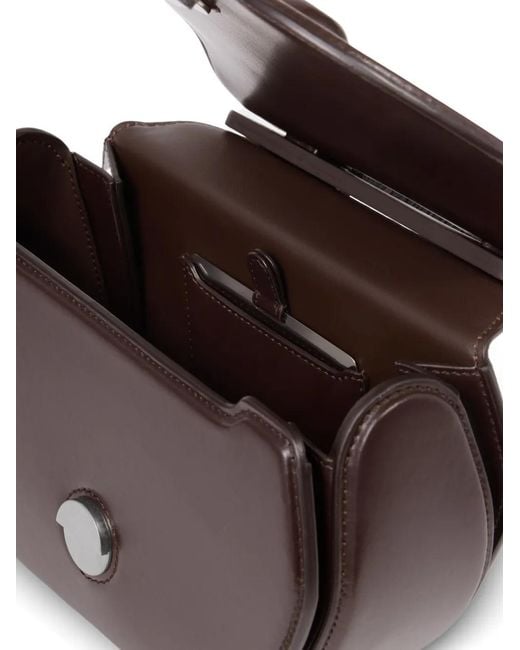 Lemaire Brown Braided-Handle Tote Bag