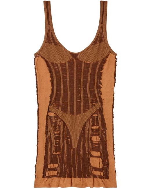 DIESEL Brown Dresses