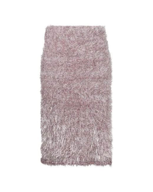 J.W. Anderson Purple Side-slit Skirt