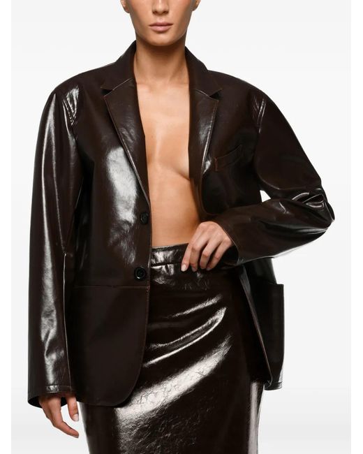 Blazer con botones Anouki de color Black