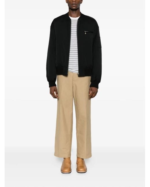 Visvim Black Zip-Pocket Bomber Jacket for men