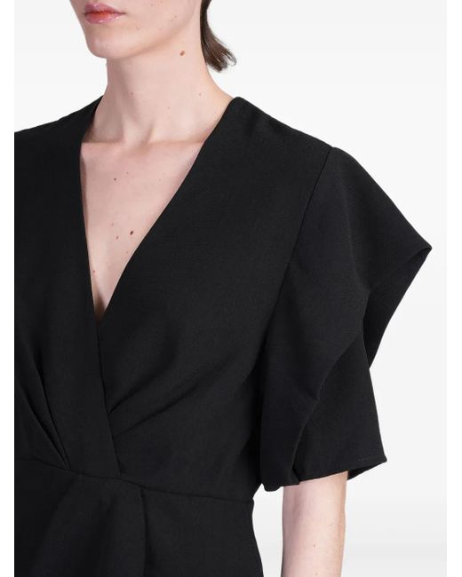 IRO Black Asymmetrisches Minikleid