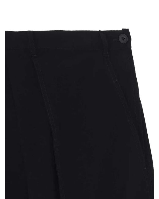 Yohji Yamamoto Black Tuxedo Hakama Trousers for men