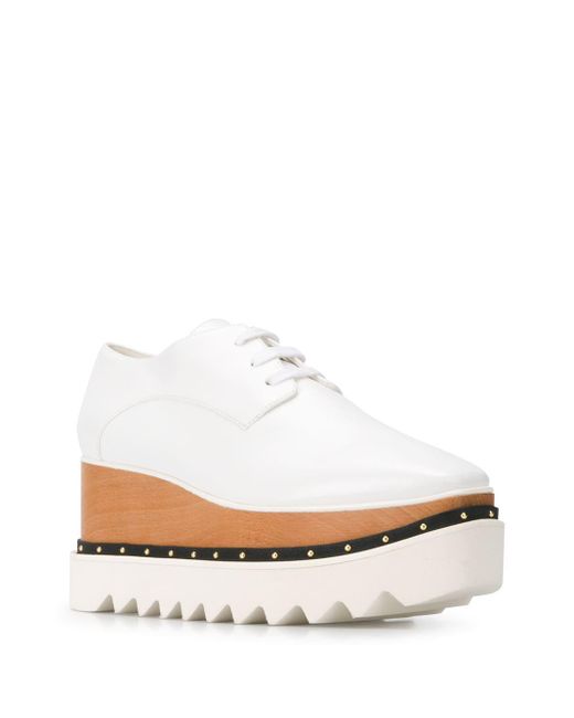 stella mccartney white elyse shoes
