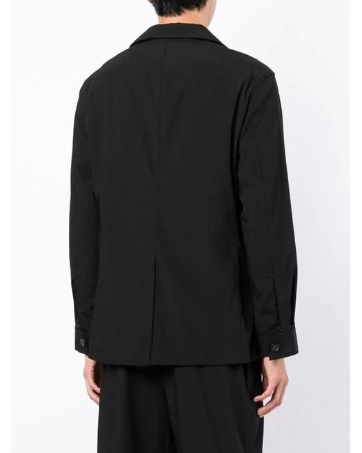3.1 Phillip Lim Black Single-Breasted Wool-Blend Jacket for men