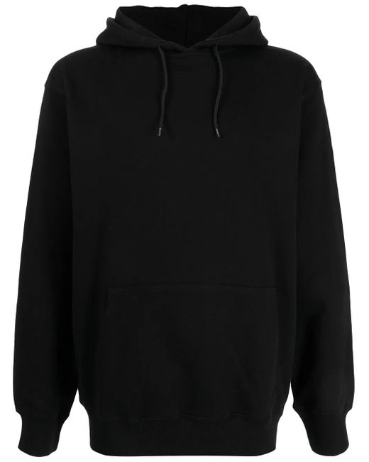 Yohji Yamamoto Black 'No Future' Logo-Print Hoodie for men