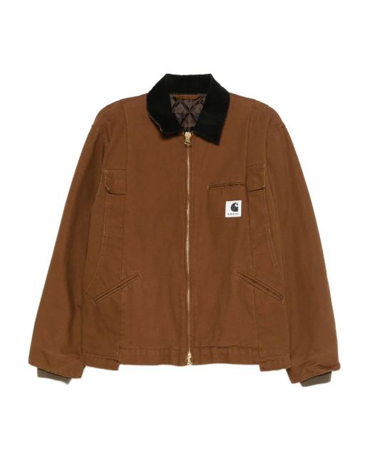 Chaqueta con cremallera de x Carhartt Sacai de color Brown