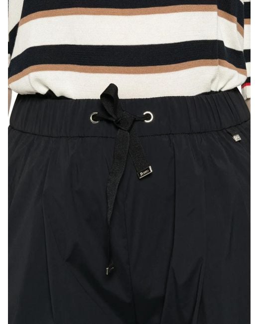 Herno Black Nero Polyamide Trousers