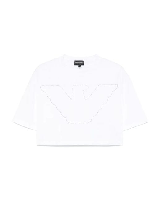Emporio Armani ロゴ Tシャツ White