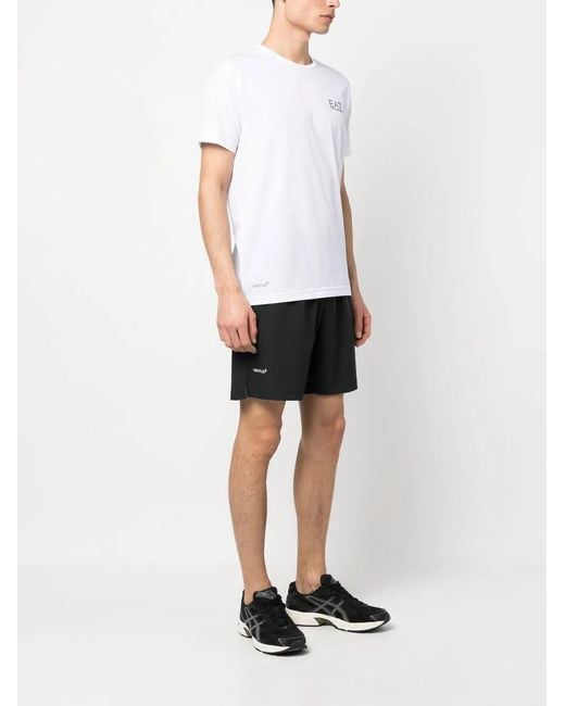 Chándal Con Logo Estampado EA7 de color White