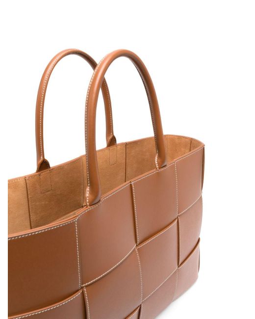 Bottega Veneta Brown Arco Intreccio Tote Bag for men