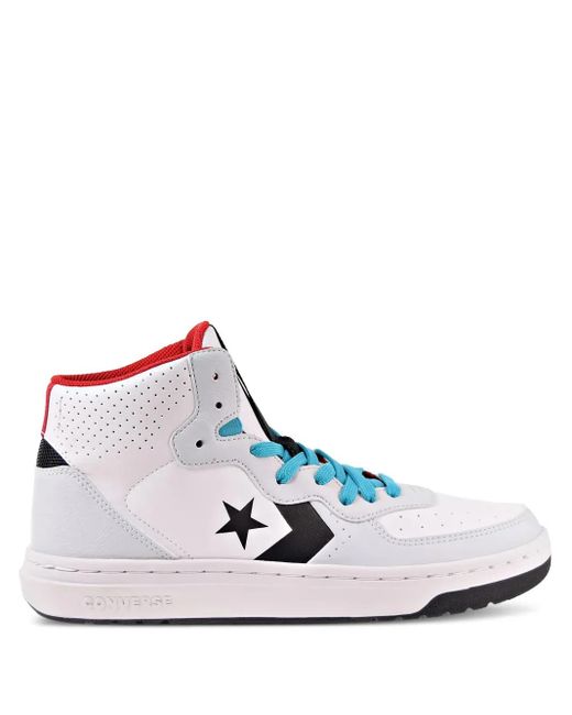 Converse White Rival Mid Sneakers for men