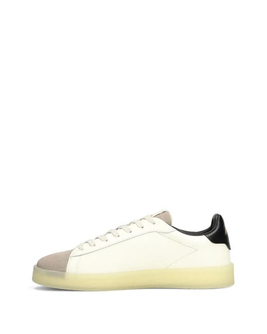 Autry Natural Suede-Panelled Logo-Patch Sneakers for men