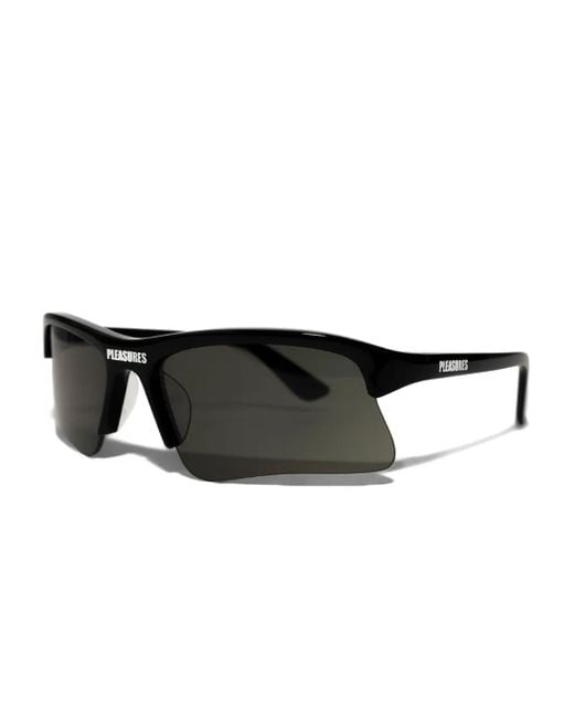 Pleasures Black Active Sunglasses for men