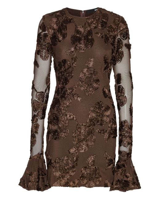 Abito Corto di ROTATE BIRGER CHRISTENSEN in Brown