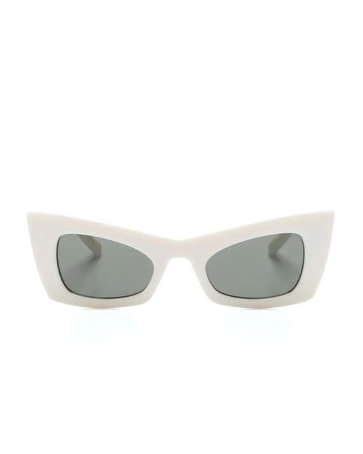 Saint Laurent Gray Classic Cat-Eye Sunglasses