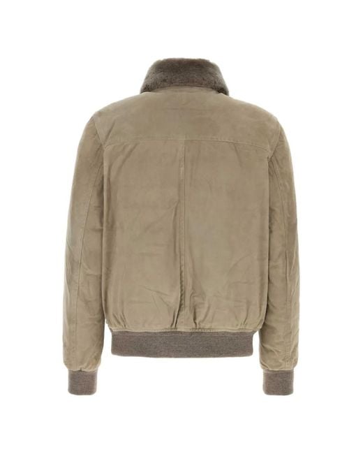 Moorer Natural Antenore Leather Jacket for men