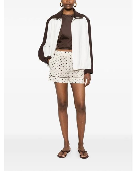 P.A.R.O.S.H. Black Contrast-Panel Jacket