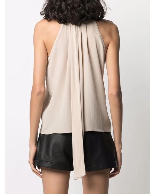 Philipp Plein Multicolor High-Neck Chiffon Top