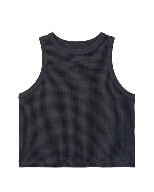 Nike Black Flight Waffle-Knit Tank Top