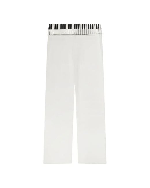 PRAYING White Piano-Key Track Pants for men