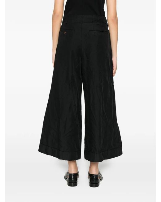 Comme des Garçons Black Pantalon Ample À Effet Froissé