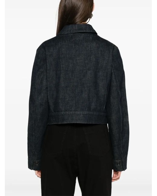 Chaqueta Corta Two Pocket Lemaire de color Blue