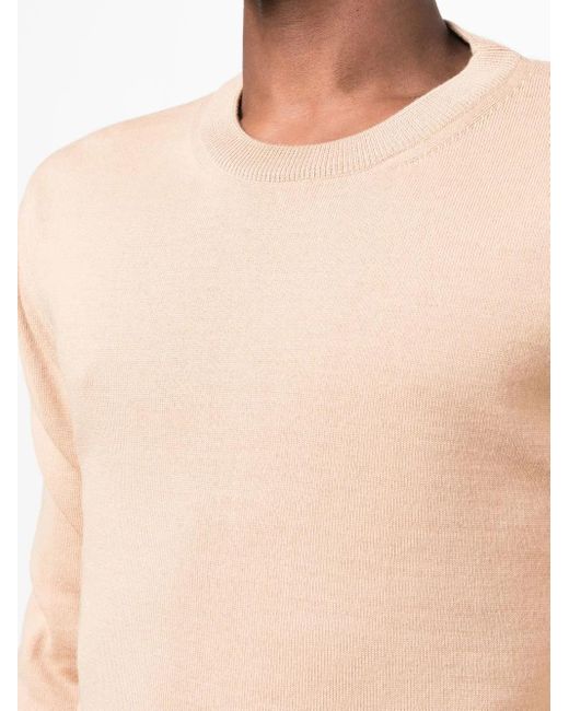Jil Sander Pink Wool Crew-Neck Jumper for men