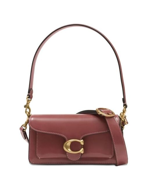 COACH Purple 20 Tabby Shoulder Bag