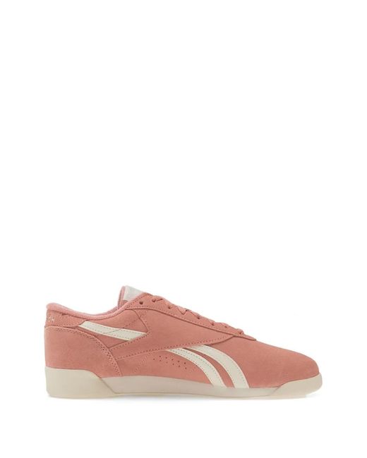 Reebok Pink Baskets À Lacets Freestyle