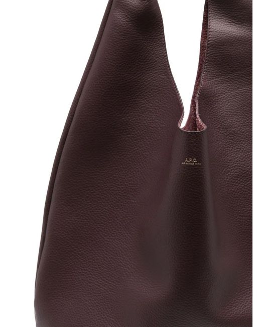 A.P.C. Purple Le Neige Tote Bag