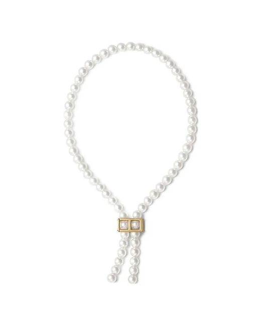 Shihara Metallic Node Double-Square Clasp