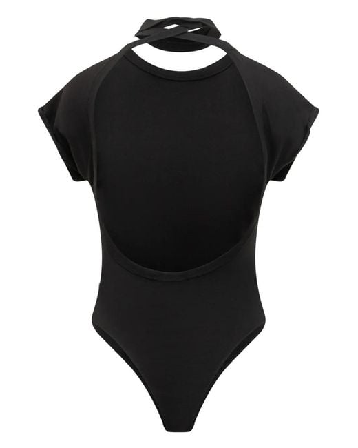 DSquared² Black Openback Top