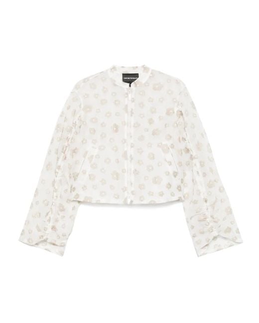 Emporio Armani エンブロイダリー ジャケット White