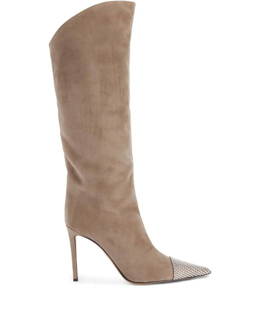 Alexandre Vauthier White Bonny 110Mm Boots