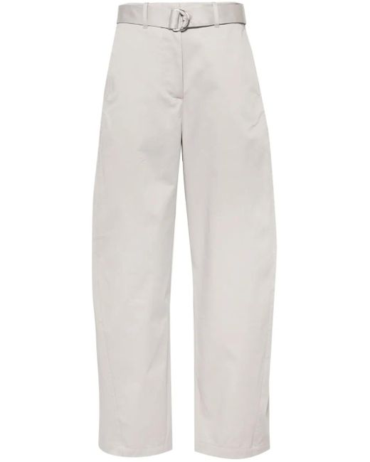 MSGM White Hose Mit Weitem Bein