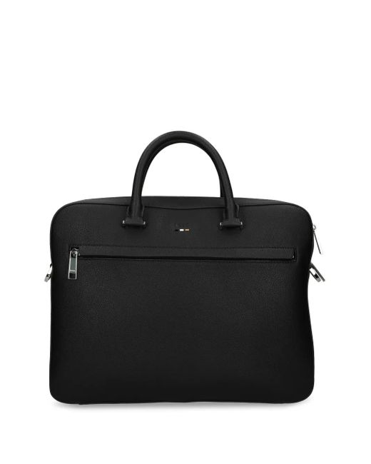 Boss Black Logo-Deed Laptop Bag for men
