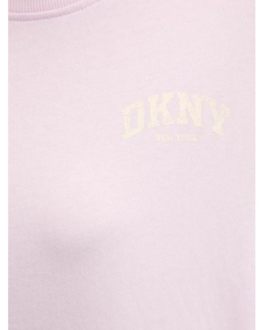 DKNY Pink Long-Sleeved Sweatshirt