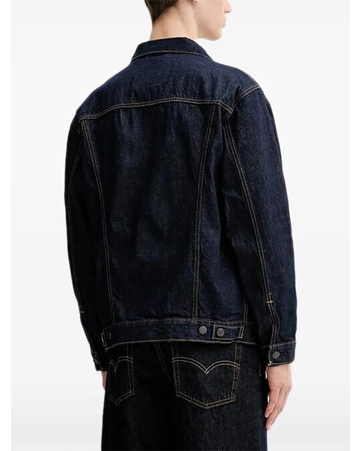 Levi's Blue Buttoned Jacket for men