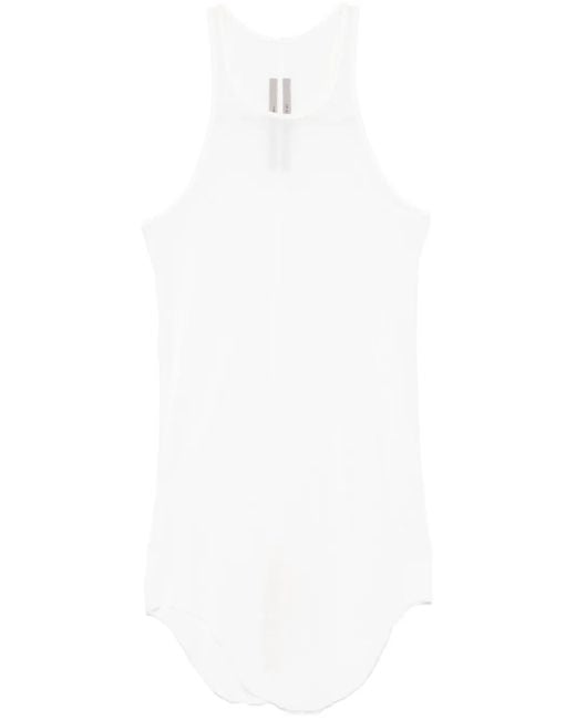 Rick Owens Geribbelde Tanktop in het White