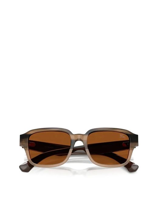 Burberry Brown Square-Frame Sunglasses for men