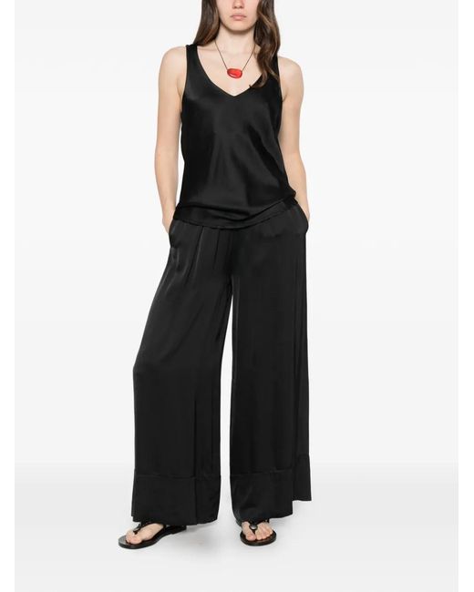Dixie Black Blouse À Col V