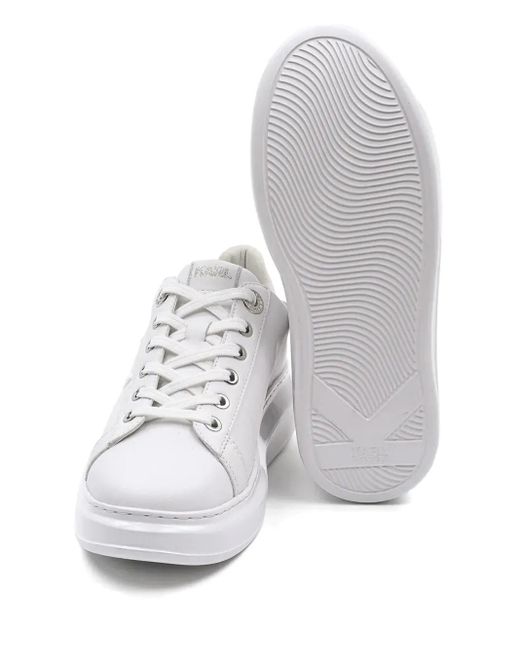 Karl Lagerfeld White Kapri Cushion Sneakers