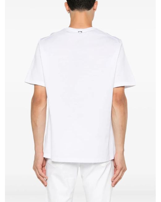 Herno White Cotton T-Shirt for men