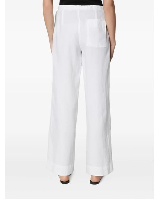 Marc O' Polo White Drawstring Trousers